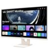 LG 27SR50F-W MyView Smart Monitor 27-Inch FHD (1920x1080) IPS Display, webOS 23, HDR 10, x2 Built-in Speakers, AirPlay 2, Screen Share, Bluetooth, ThinQ App, Remote Control, White - Image 2