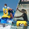 Qoolife Dry Bag Waterproof with Solar Bluetooth Speaker & Light - 20L Roll Top Dry Sack Keeps Gear Dry for Men Women Kayaking, Beach, Rafting, Boating, Hiking, Camping and Fishing (Yellow-BL) - Image 4