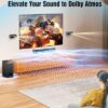 Hiwill 4.1ch Sound Bar with Dolby Atmos, 300W Sound Bar for Smart TV with Subwoofer, 2 Front Surround Speakers, Soundbar for TV Speaker, Adjustable Bass, Surround Sound System for TV, HiElite A41 - Image 2