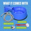 Easy-Clean Water Bowl Water Bowl with 10 foot Long Stainless Steel Hose - Image 5