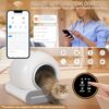SUW Self Cleaning Litter Box, Automatic Cat Litter Box Self Cleaning for Multiple Cats, 65L+9L Robot, 3 Rolls Grabage Bags, Negative ion Deodorization, APP Control, Toilet Monitoring - Image 3