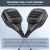 Radio Mic with Reinforced Cable Compatibility for Motorola Two Way Radios PMMN4013 PMMN4013A and CLS1410 XTN GTX RDX CP200 PR400 CT250 Radios Speaker Microphone with 3.5mm Audio Jack&Swivel Clip - Image 4