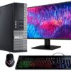 Dell Optiplex 9020 Desktop Computer PC, Intel Quad-Core i5, 500GB HDD Storage, 8GB DDR3 RAM, Windows 10 Pro, DVD, WiFi, 20in Monitor, RGB Productivity Bundle (Renewed)