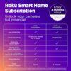 Roku Indoor Camera 360° for Home Security - Security Camera with 1080p HD Color Night Vision, Works with Alexa & Google, Motion Detection & Tracking - Pan & Tilt - 90-Day Subscription Included - Image 3