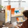 ErGear Dual Monitor Stand, Heavy Duty Adjustable Monitor Desk Mount for 2 Screens up to 32 Inches, Fully Adjustable Height, Tilt, Swivel, Rotate, Supports 17.6 lbs per Monitor Arm, Easy Installation - Image 7