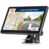 GPS Navigator for Car Truck RV, 7 Inch Touch Screen, Latest 2025 Maps for Car GPS, Support Voice Turn-by-Turn Guidance, Speed and Red Light Warning, Custom Truck Routing