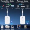 Bluetooth 5.4 Transmitter Receiver,2-in-1 Bluetooth Adapter for Airplane,Bluetooth Transmitter for TV,Gym, Up to 2 AirPods/Headphones,Wireless Audio Adapter with aptX LL for Travel & Home/Car Stereo - Image 2