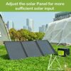 JJN 18V 100W Portable Solar Panel Foldable Solar Panels Bulit-in Charge Controller Mono. Solar Charger with PD 60W USB/Type-C/DC/QC 3.0 for Portable Power Station Outdoor Camping Van RV Trip - Image 6