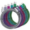 QQLIKE USB Type C Cable, 5 Pack (6FT) Nylon Braided 3A Fast Charging Cord for Samsung Galaxy S9/S8, Note 9/8, S21/S20/S10 Plus