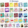 Office Desk Sign,Funny Desk Signs,30 Different Fun and Flip-Over Messages for Office Present,Office Desk Accessories,A Present for colleague,Mother's Day, Father's Day,Christmas Day（4.7" x 4.7"） - Image 2