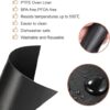 Air Fryer Liners Compatible with Breville the Smart Oven Air Fryer Pro, 100 PCS Unbleached Baking Parchment Paper Disposable with 4 PCS AirFryer Oven Liners Accessories for Breville BOV900BSS - Image 5