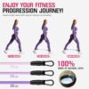 Ankle Resistance Bands with Cuffs, Home Gym Workout Equipment, Lifting Glute Butt Exercise Equipment for Women, Ankle Weights Fitness Band Set, Leg Booty Equipment for Training Perfect Body Shape - Image 7