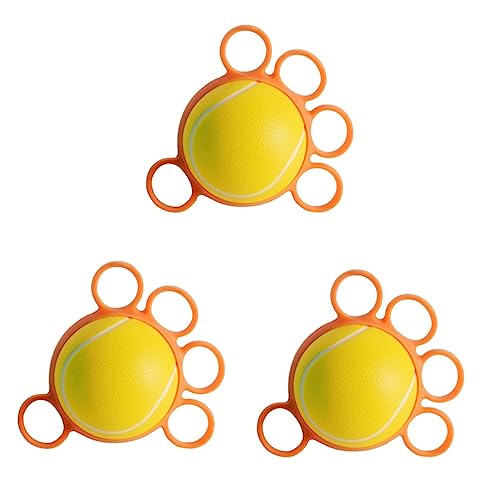 BESPORTBLE 3 Pcs Finger Grip Ball Hand Strength Trainer Hand Massage Ball Fitness Hand Grip Hand Resistance Ball for Hand Recovery
