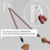 KOMOHOM Resistance Band Wall Anchor,Workout Wall Mount Anchor,Exercise Band Hook,White Workout Band Holder for Home Gym Workout Equipment Accessories,Band Wall Mounts for Workout Band (3PCS) - Image 5