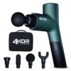 4KOR Fitness Muscle Percussion Massage Gun, Deep Tissue Vibration Massager, Rechargeable Handheld Stimulation, Ultra Quiet