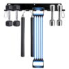 Tebery 9 Hook Home Gym Storage Rack Wall Mount, Fitness Equipment Organizer, Metal Gym Accessory Hanger for Exercise Bands, Jump Ropes, Barbells, Lifting Belts - Image 8