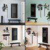 Crostice 1-Tier Floating Shelf Compatible with Tonal Accessories, Home Gym Storage Shelf, Gym Rack Wall Mount Organizer, Workout Metal Holder, T-Bracket Lock Adapters Hanger, US Patent Holding - Image 6