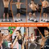 HOTWAVE Portable Exercise Equipment with 16 Gym Accessories.20 in 1 Push Up Board Fitness,Resistance Bands with Ab Roller Wheel,Full Body Workout at Home - Image 3