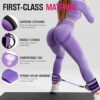 Ankle Resistance Bands with Cuffs, Home Gym Workout Equipment, Lifting Glute Butt Exercise Equipment for Women, Ankle Weights Fitness Band Set, Leg Booty Equipment for Training Perfect Body Shape - Image 3