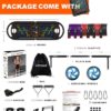 HOTWAVE Portable Exercise Equipment with 16 Gym Accessories.20 in 1 Push Up Board Fitness,Resistance Bands with Ab Roller Wheel,Full Body Workout at Home - Image 6