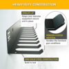 Double Circle Gym Storage Rack with 12 Hooks, Multi Purpose Gym Equipment Wall Rack Hanger for Pro Home Gym Storage for Exercise Bands, Barbell Bars, Jumprope (Hardware Included) - Image 5